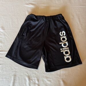 Adidas‎ Black Athletic Shorts Boys Size Medium 10/12
